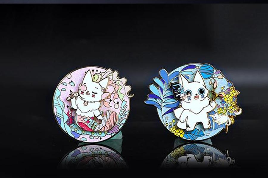 熱門金屬徽章文創(chuàng)定制工廠-加一文創(chuàng)